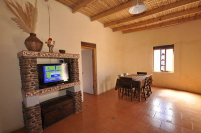 comedor de la cabaña en san pedro